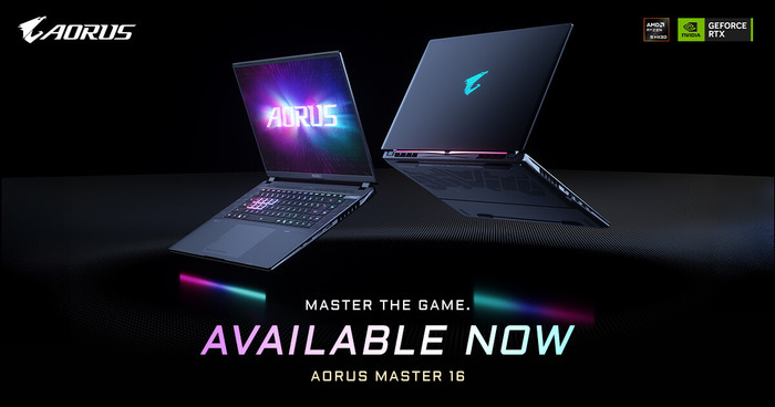 技嘉科技宣布 AORUS MASTER 16 旗艦電競筆電正式開賣　為 AI 高效能與沉浸式遊戲體驗而生