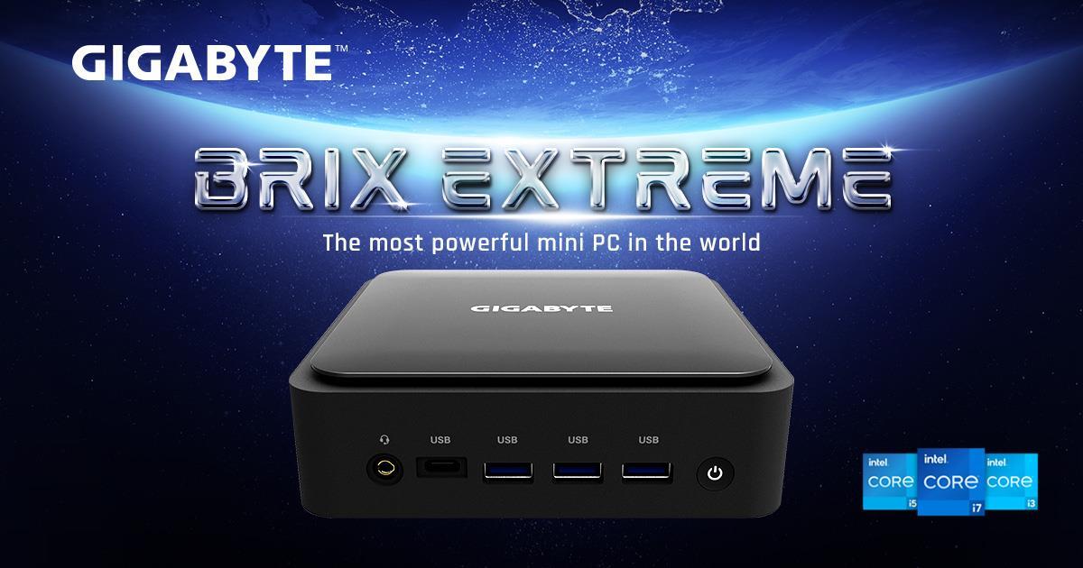 技嘉推出第12 代 Intel® Core™ 處理器 BRIX Extreme 超微型電腦