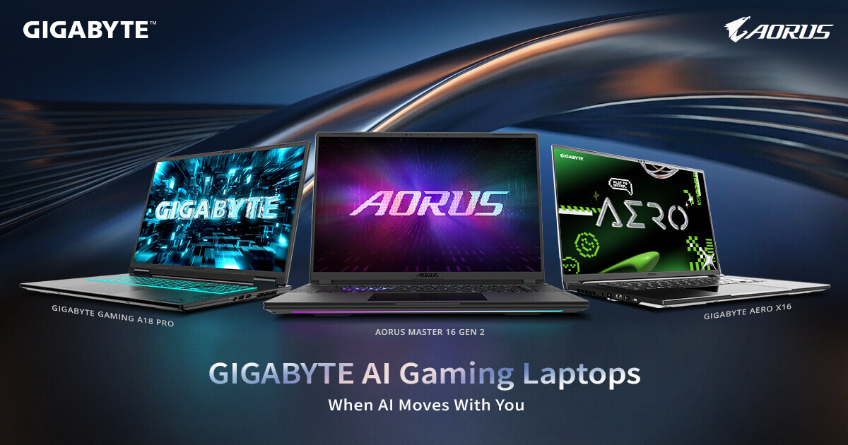 技嘉於 COMPUTEX 2026 展出獲國際大獎肯定 AI 電競筆電陣容　GiMATE 全新進化升級遊戲與創作體驗