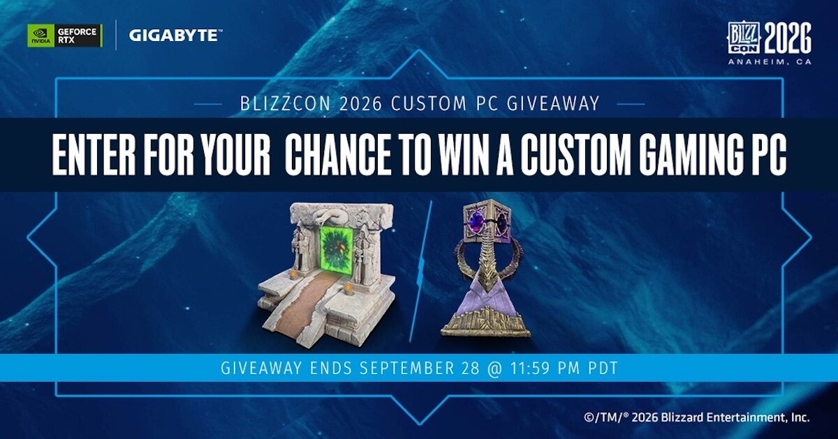 GIGABYTE and NVIDIA Unveil Custom World of Warcraft® and Diablo® PCs for BlizzCon® 2026