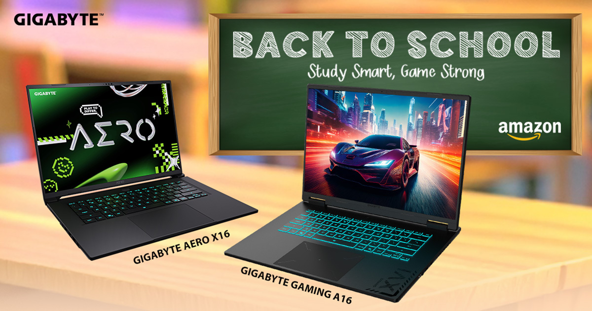 Gear Up for Back to School with Amazon’s Best Laptop Deals from GIGABYTE