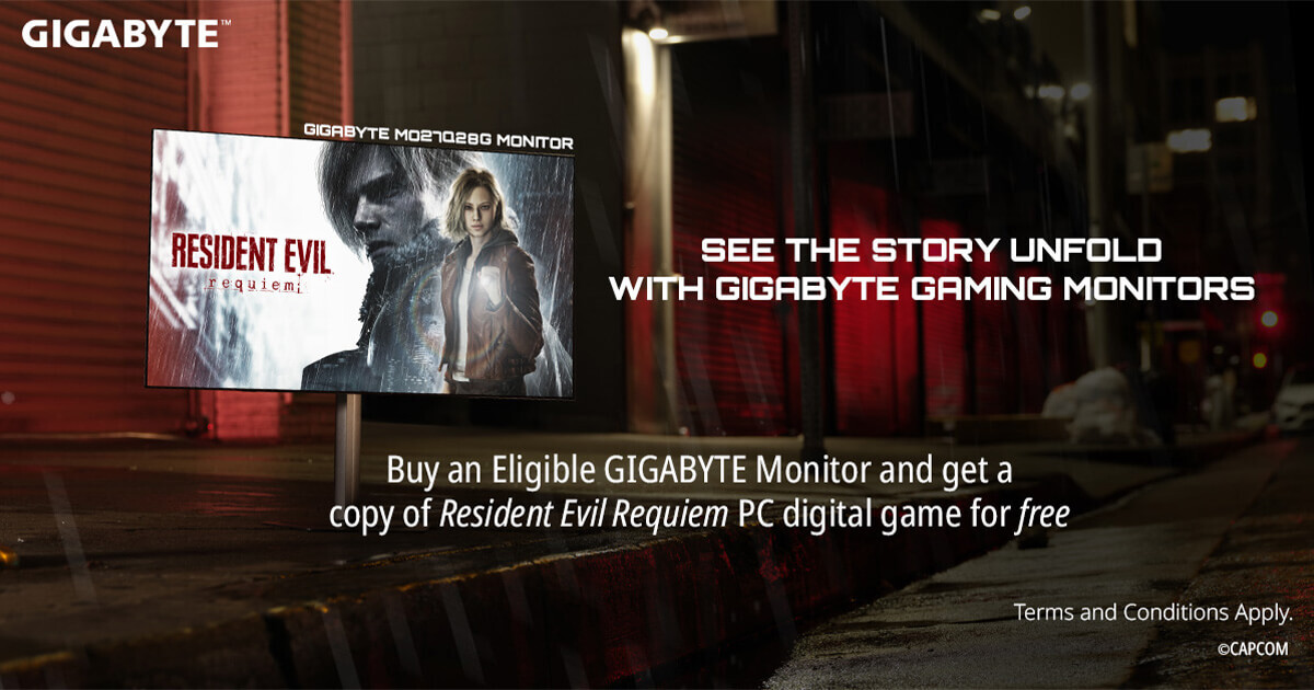 GIGABYTE Collaborates with Capcom on Resident Evil™ Requiem-Inspired Custom PC Experience