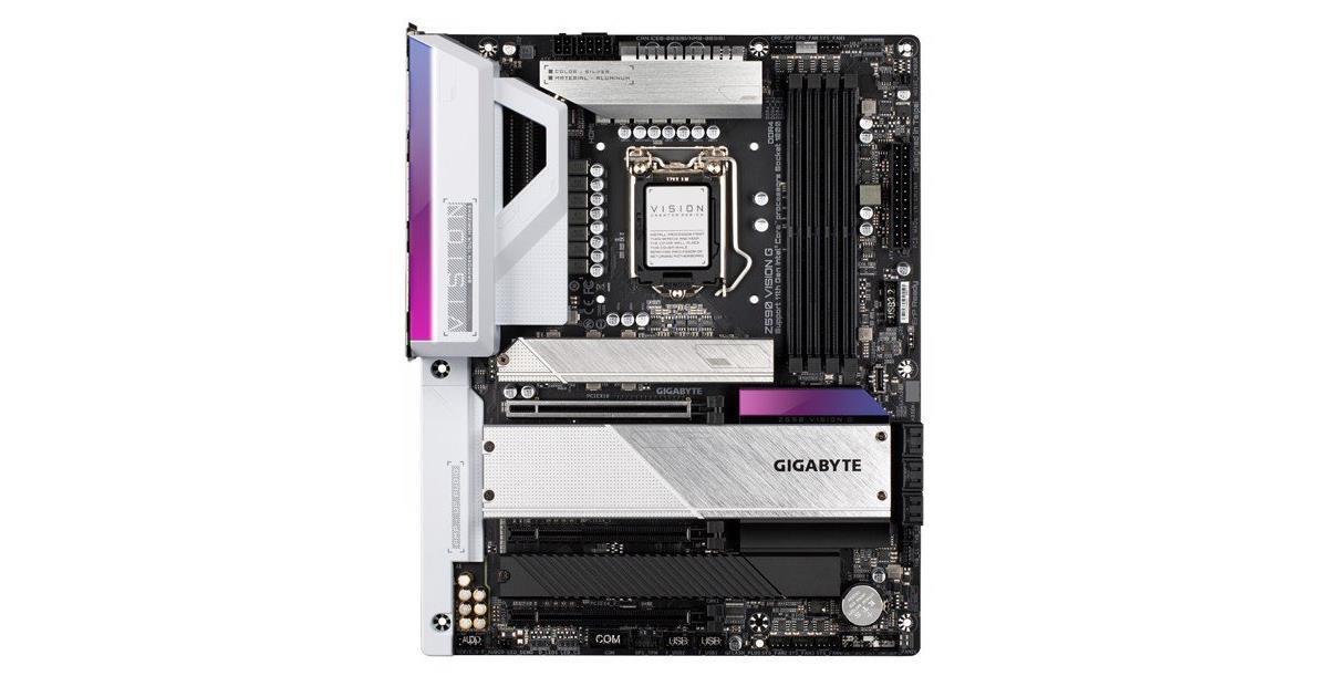 GIGABYTE RA MẮT BO MẠCH CHỦ Z590 VISION ĐỂ ĐÁP ỨNG NHU CẦU CỦA NHÀ SÁNG TẠO