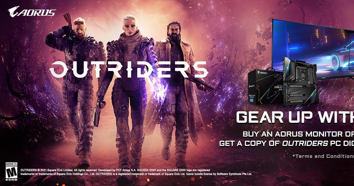 GIGABYTE hợp tác với SQUARE ENIX ra mắt Game Outriders